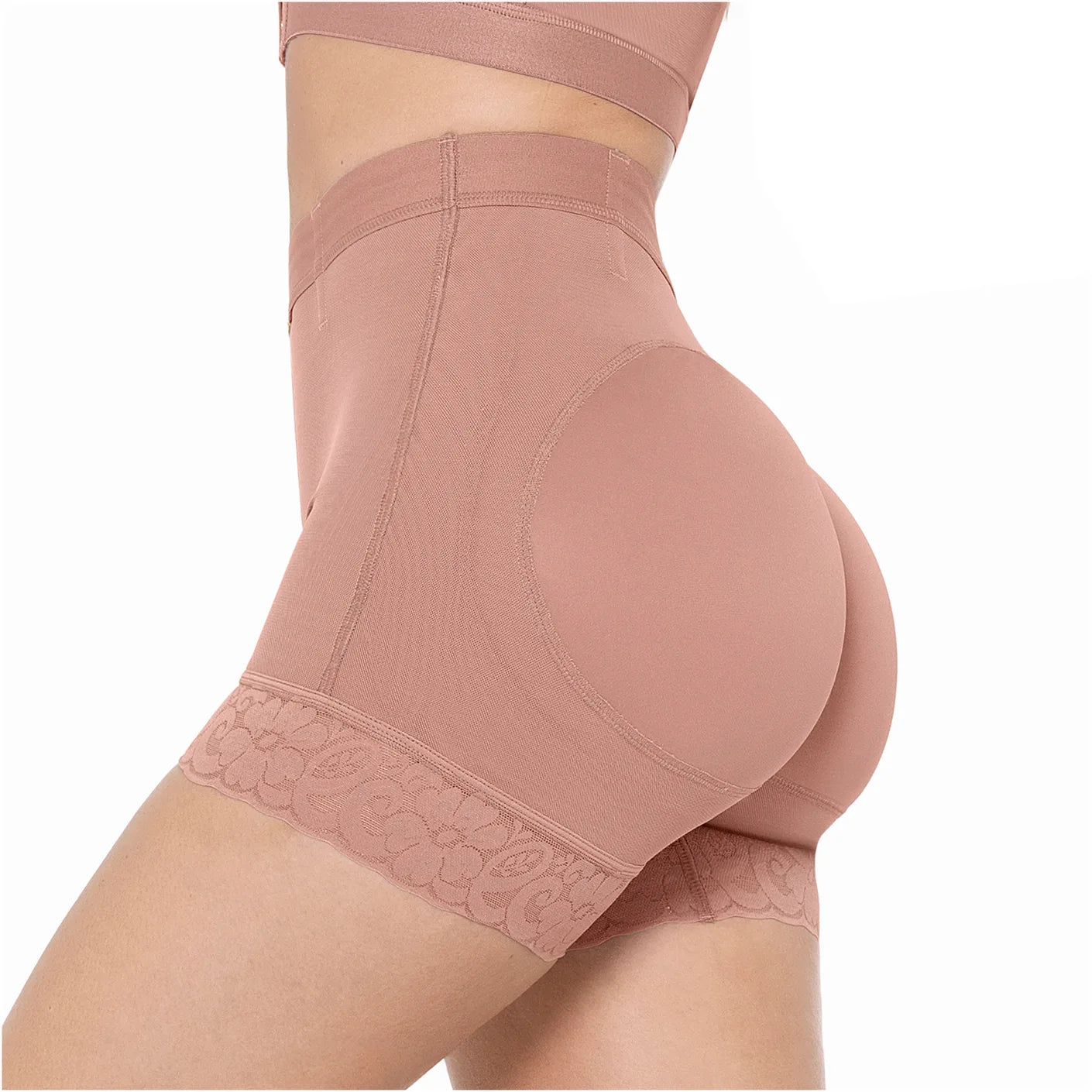 Fajas Colombianas High Waisted Butt Lifter Shaper Shorts High Compression