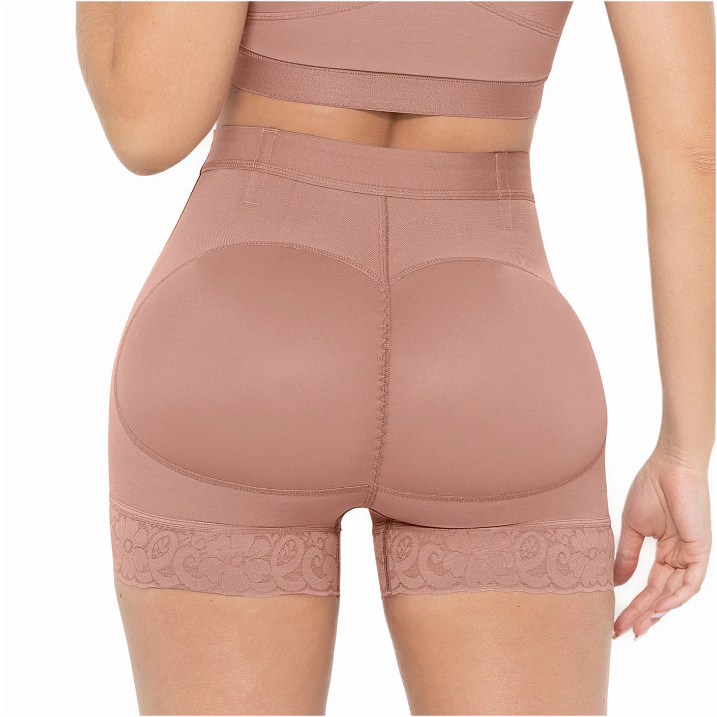 Fajas Colombianas High Waisted Butt Lifter Shaper Shorts High Compression